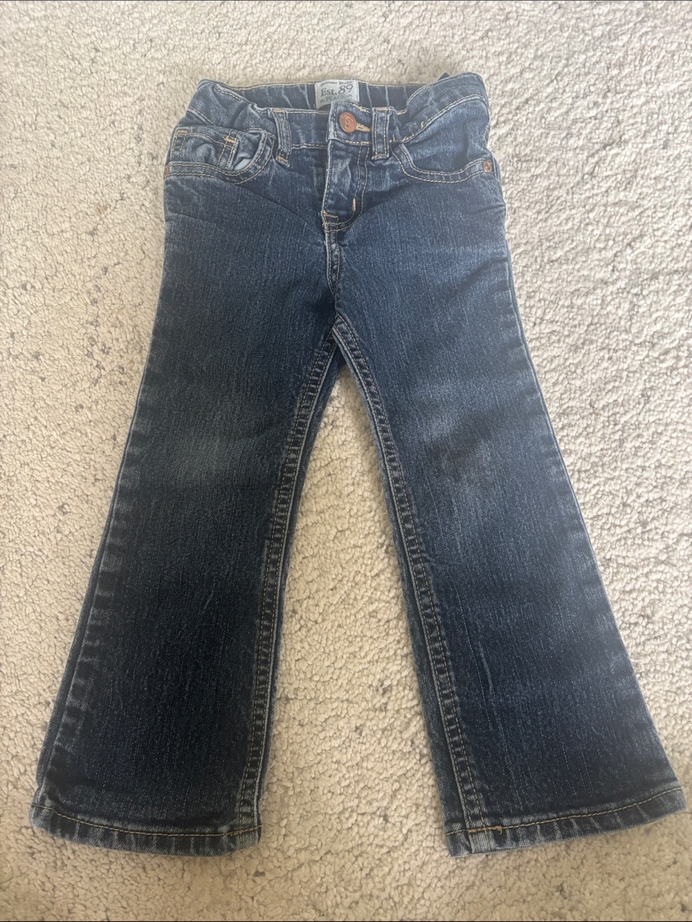 The Children's Place Girls Bootcut Denim Jeans Kids Size 3T